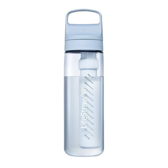 LifeStraw Go Series Water Bottle With Filter - 22 oz / 650 ml - Icelandic Blue - Picture 1 of 4
